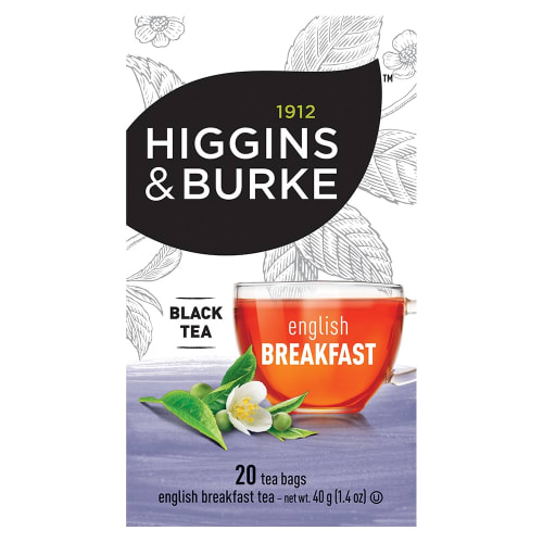 Higgins & Burke English Breakfast Tea Bags, Regular